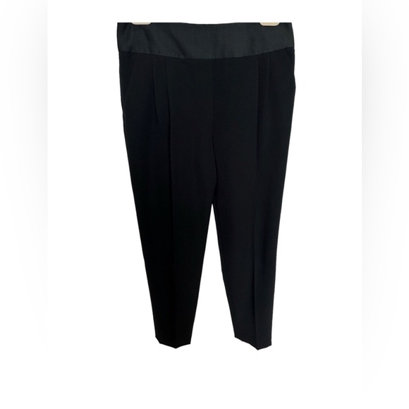 The row skinny black woolslack waist band mint condition size 0